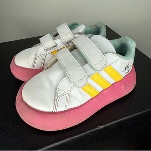 Disney x Adidas Kids Shoes - Grand Court I Minnie Mouse Size 9K ID8018